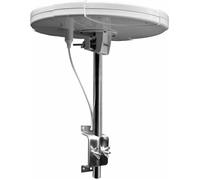Unispectra Antenne TV numérique active omnidirectionnelle HD pour camping-car, caravane, bateau avec poteau de 450 mm et support158