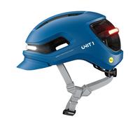 Unit 1 - AURAMIPSLMAVERICKV1 - MIPS Casque de vélo avec fonctions intelligentes - bleu - taille L y compris télécommande pour les feux clignotants