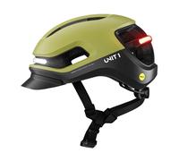 Unit 1 - AURAMIPSMRANGERV1 - MIPS Casque de vélo avec fonctions intelligentes - vert/noir - taille M y compris télécommande pour les feux clignotants