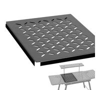 Unit Table Plate Board - Minimalist Black Plate, Foldable Compact Cooking Gear | Portable Multipurpose Elegant Camping Board, Outdoor Table Supplies for Picnic, Barbecue, Fishing, Car Travelling