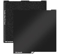 UniTak3D Kobra 3 PEI Build Plate 256x268mm Plaque de Construction Plate-forme d'impression Flexible Textured+Smooth PEI Sheet Compatible with ANYCUBIC Kobra 3&Kobra 3 Combo Imprimantes 3D