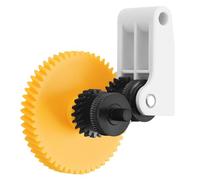 UniTak3D Upgraded P1/X1 Extrudeuse à Engrenage Helical,Poignée Moulée par Injection en Nylon Assembly High Filament Flow Acier Trempé Engrenage d'extrudeuse Compatible with Bambu lab P1P/P1S/X1C/X1E