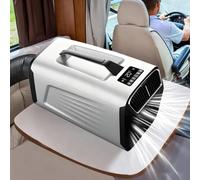 Unité Ac Rv, Climatiseur Portable 2 en 1 5200 Btu, Unité Ac de Camping Silencieuse 400 W avec Compresseur, Faible Consommation D'énergie pour Tente, Camping-car, Refroidissement