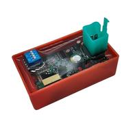 Unité CDI de Moto Allumeur DC JET50 TC100 4 Broches AKT110 CDI Coque Rouge Verte pour Prise Plastique Transparent