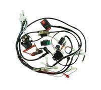 Unité CDI moto Faisceau de câbles électrique complet bobine d'allumage CDI étincelle pour 50cc 70cc 110cc 125cc