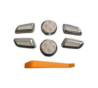 Unité Contrôle Bouton de commutation spécial de réglage du siège intérieur, adapté pour TT A3 A4L A6L A7 Q3 Q5 Q7 Bouton de Mémoire Siège(Black Co pilot Right)