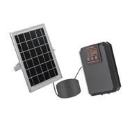 Unité d'aération activée par la lumière pour habitat d'eau 2600 mAh Alimentation énergétique gérée Sortie d'oxygène modifiable Design silencieux Ventilateur solaire réglable