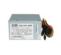 iBox CUBE II alimentation électrique 400W 12 CM FAN 400W Alimentation PC Argent