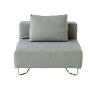 Unité de canapé modulable gris clair (Dont Eco-part. 5,50€). One Colour One Size