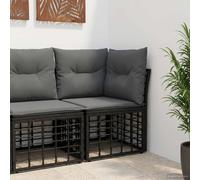 Unité de Canapé polyrotin Canapé d’extérieur Sièges jardin Mobilier vidaXL vidaX