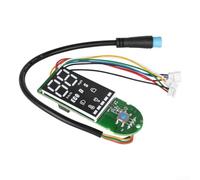 Unité de circuit imprimé pour scooter électrique Xiao 1S avec capacité d'affichage intégrée et traitement du signal de contrôle (2 pièces, noir)