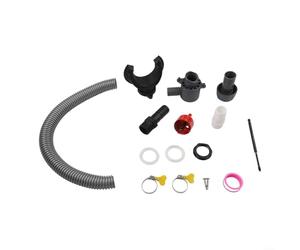 Unité de collecte d'eau de pluie avec tuyau flexible et composants d'étanchéité pour une performance de drainage constante (50 cm)