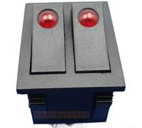 Unité de commande de circuit haute température économiseur d'espace 6 broches avec bouton à bascule lumineux en argent - Charge stable de 16 A pour une utilisation à long terme sur le panneau