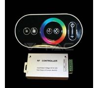V-TAC Contrôleur RF VT-2405 (3312) pour ruban LED RGB – Télécommande tactile – 3A x4 144W