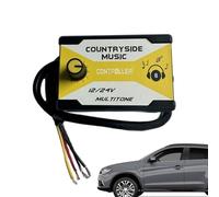 Unité De Contrôleur De Son De Klaxon De Voiture 12 V | Boîtier De Commande De Klaxon Électronique Multi-tons Pour 8/10/12 Sons | Module De Sirène Automobile Universel Pour Voitures, Camions Et Fourgon