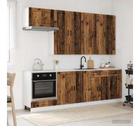 Unité de cuisine avec tiroir PORTO 8 pc Bois d'ingénierie Rangement vidaXL vidaX