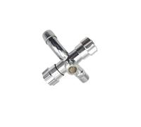 Unité de dérivation d'eau à 3 fonctions améliorée - Résistants à la corrosion - Pour robinet de salle de bain - Contrôle de la pression - Bras de douche en métal