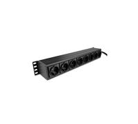 LINDY - unité de distribution d'alimentation - prises schuko, horizontales, avec interrupteurs - 3500 Watt