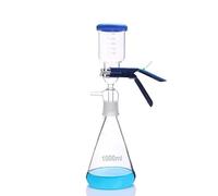 Unité de filtration de 1000 mL - Filtre en verre de laboratoire avec tube en caoutchouc for la filtration de liquides
