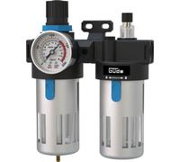 Unité de maintenance 1/2" - Filtre régulateur + lubrificateur Güde G41095