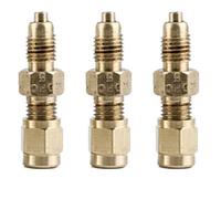 Unité de mesure de débit d'huile en laiton de Type DPC, 3 pièces, distributeur de clapet anti-retour à 1 voie, séparateur de Tube, adaptateur de raccord de tuyau for système de lubrification