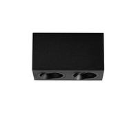Unité de montage pour modules LED, rectangulaire, 2 ampoules, IP20, max. 2 x 8 W, noir structuré
