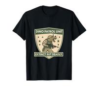 Unité de patrouille de dinosaures, un guerrier disparu mais mortel, Art Tricératops T-Shirt