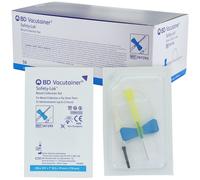 Unité de prélèvement BD Vacutainer Safety Lok - 25G - Bleu foncé - 0.5 x 19 mm - Tubulure 18 cm