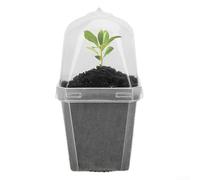 Unité de propagation en plastique transparent avec dôme pour jardiniers d'intérieur axés sur les pratiques durables de démarrage des plantes (1 pièce)