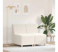 Unité de Sofa Modulaire Sans Accoudoirs Canapé modulable Canapé Moderne vidaXL v