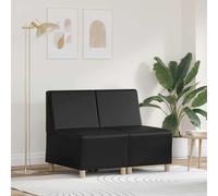 Unité de Sofa Modulaire Sans Accoudoirs Cuir synthétique Canapé moderne vidaXL v