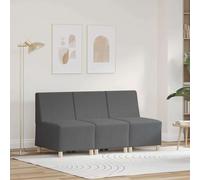 Unité de Sofa Modulaire Sans Accoudoirs Tissu en velours côtelé Simple vidaXL vi