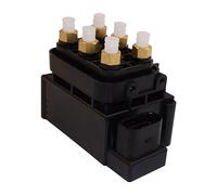Unité de soupape à suspension pneumatique Unité de commande pour valve à ressort pneumatique compatible avec Q7 4LB T-o-u-a-r-e-g 7L6 7L7 7LA Cayenne 9PA WK WK2 Ram1500 3500 & XC60, remplacement pour