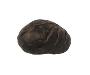 Unité de système de prothèse capillaire OCT de cheveux humains de perruque de toupet avant de dentelle de 6 pouces for hommes(4)