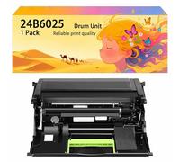 Unité de Tambour à Haut rendement Compatible 24B6025, Remplacement pour Les imprimantes pour Lexmark M5155 M5163 M5170 XM5163 5170 5263 7155 7155X 7163 7163X 7170 7270 1*Black