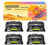 Unité de Tambour à Haut rendement Compatible 66S0Z00 Remplacement pour Les imprimantes pour Lexmark MS531dw MS631dw MS632dwe MX532adwe MX632adwe - Unité d'imagerie pour Cartouche de Tambour 4 Black