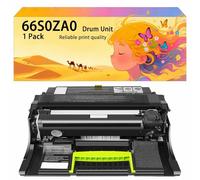 Unité de Tambour à Haut rendement Compatible 66S0ZA0 Remplacement pour Les imprimantes pour Lexmark MS531dw MS631dw MS632dwe MX532adwe MX632adwe - Unité d'imagerie pour Cartouche de Tambour 1*Black