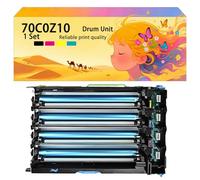 Unité de Tambour à Haut rendement Compatible 70C0Z10 Remplacement pour Les imprimantes pour Lexmark CS317dn CS417dn CS517 CX317dn CX417de CX510 CX517de XC2130,XC2132 1 Set