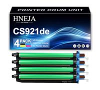 Unité De Tambour Compatible pour Lexmark CS921de CS923de CX920de CX921de CX922de CX923dte CX923dxe Imprimante, 76C0PK0 76C0PV0 Unité Imagerie | Haut Rendement | 100000 Pages,4 Colors-1 Pack