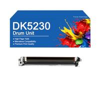 Unité de Tambour de Remplacement Compatible DK5230 pour imprimantes Kyocera M5521cdw, M5526cdn, P5021cdn et P5026cd, Impression Nette,DK5230 -Yellow