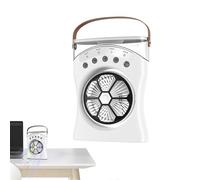 Unité de ventilateur de bureau Misting | Refroidisseur de brouillard rechargeable | Ventilateur silencieux à trois vitesses avec fonction de pulvérisation d'eau apaisante pour un refroidissement