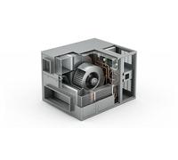 Unité de ventilation 1 piquage frontal DN 1 ventilateur caisson EasyVEC C4 Ultra micro-wat de Aereco - 160223