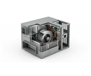 Unité de ventilation 1 piquage frontal DN 1 ventilateur caisson EasyVEC C4 Ultra micro-wat de Aereco - 160223