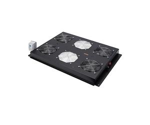 Unité de ventilation Roline 19 Zoll quatre ventilateurs noir