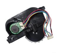 Unité d'entraînement latérale de rechange pour Samsung VR05R5050WK et pour midea VCR08 MR09 - Ensemble moteur de roue d'aspirateur avec roues de pneu en plastique pour pièces robotiques (roue L)