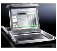Unité écran-clavier avec écran TFT 17p et raccordement VGA/DVI Rittal 9055410