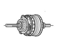 Unité Interne Moyeu Longueur Axe 184mm SHIMANO Ruote De Vélo SG-8R36 Y37L98010