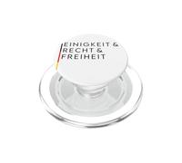 Unité & Justice & Liberté - Hymne National & Valeurs PopSockets PopGrip pour MagSafe