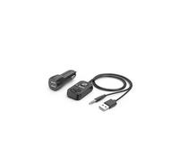 Hama Kit mains libres Bluetooth voiture – entrée auxiliaire, chargeur USB 2 ports, adaptateur 3,5 mm