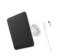 Unité solaire durable pour appareils photo 5 W 5 V Panneau monocristallin avec prise de preuve Facile à installer Panneau solaire pour appareil photo